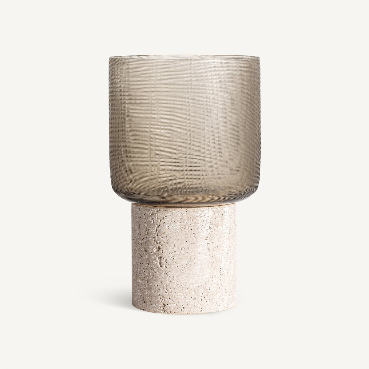 Portavela Jasha — Mármol crema