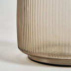 Portavela Tinca — Vidrio marrón