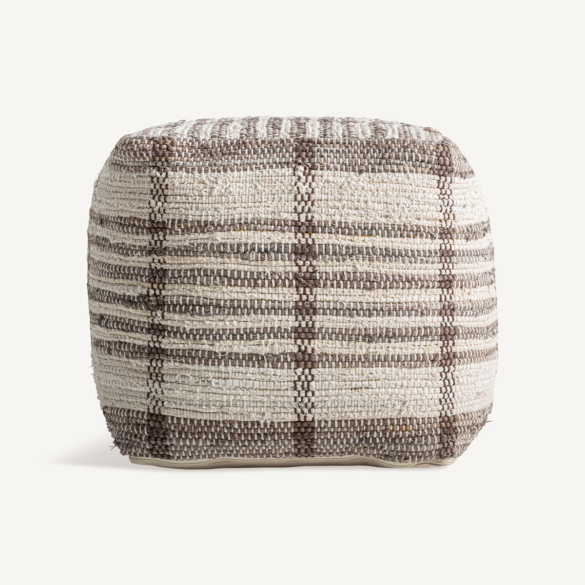 Puf Bazens — Algodón beige