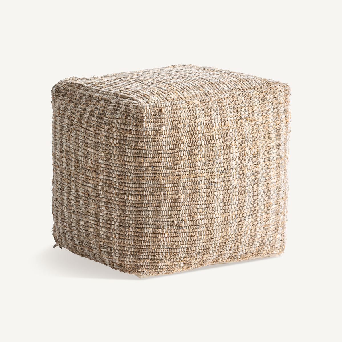 Puf Brax — Algodón beige