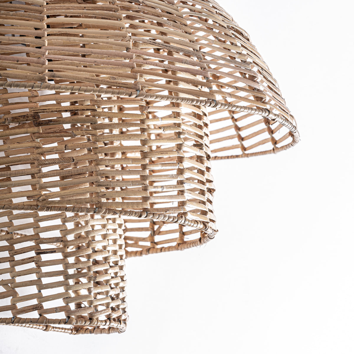 Aplique plissé Rattan — vista 2 — Muyuga