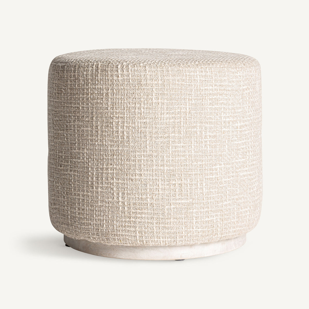 Reposapiés Aran — Algodón beige