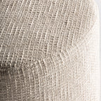 Reposapiés Aran — Algodón beige