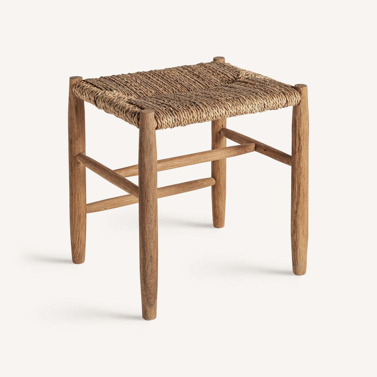 Reposapiés Lavs — Madera de teca marrón