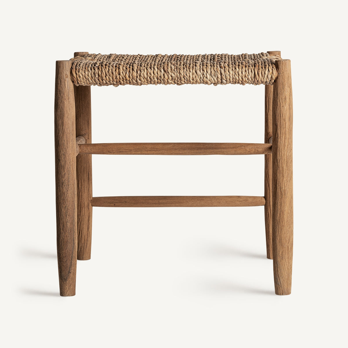 Reposapiés Lavs — Madera de teca marrón