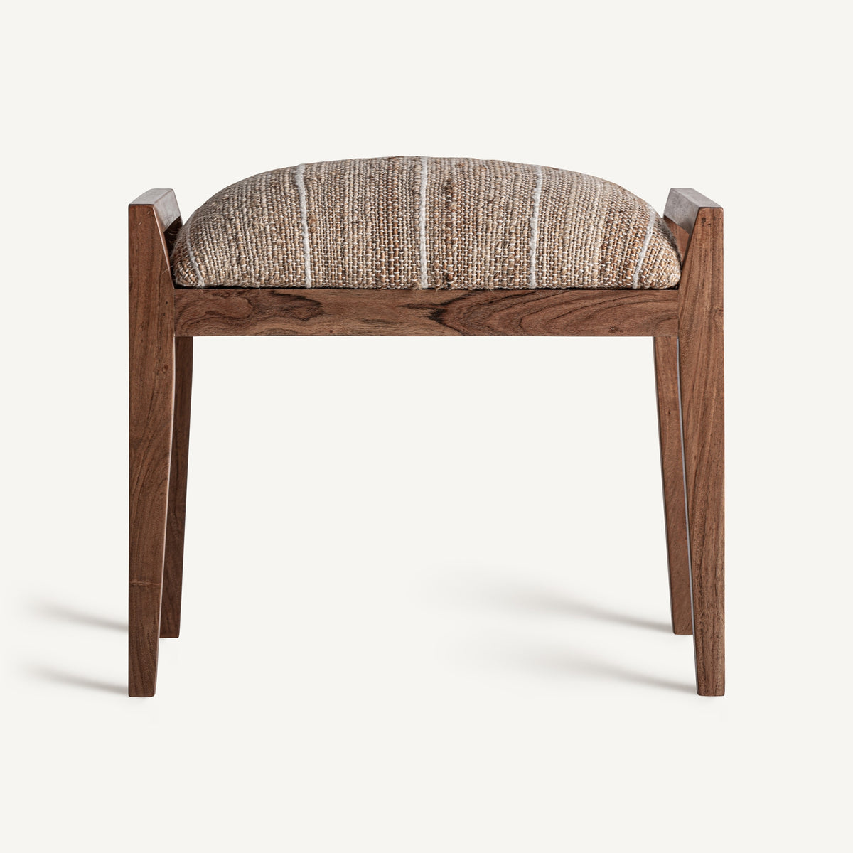 Reposapiés Nitesh — Madera de mango marrón