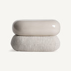 Reposapiés Wallau — Madera dm beige