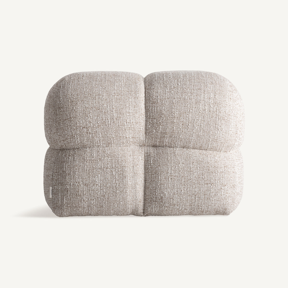 Reposapiés Zizano — Poliéster beige jaspeado