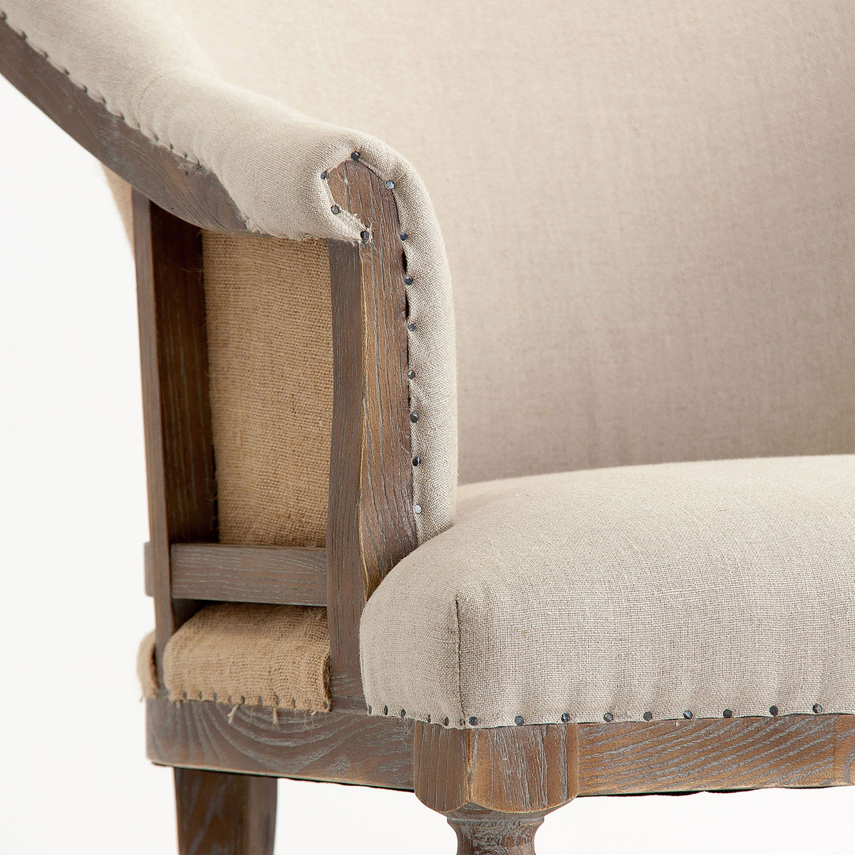 Sillón Ault — Madera de fresno arena envejecido