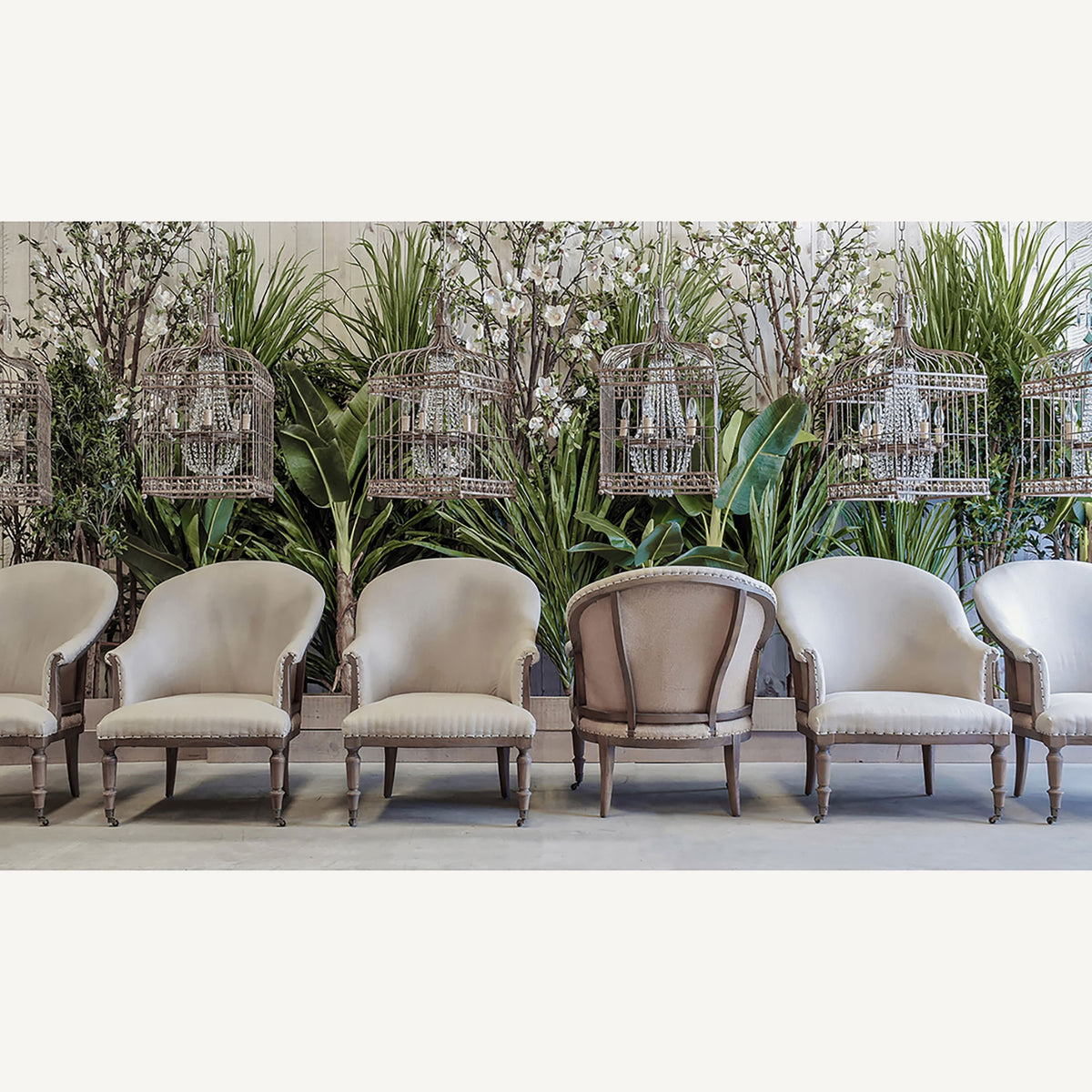 Sillón Ault — Madera de fresno arena envejecido