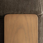 Sillón Auronzo — Poliéster verde chenilla
