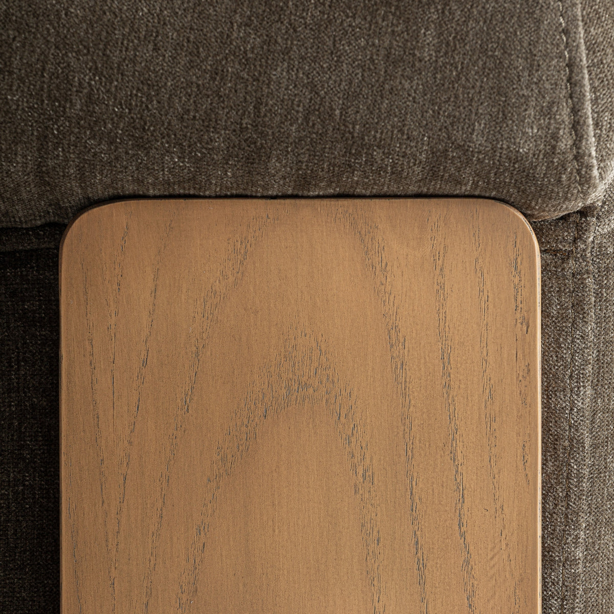 Sillón Auronzo — Poliéster verde chenilla