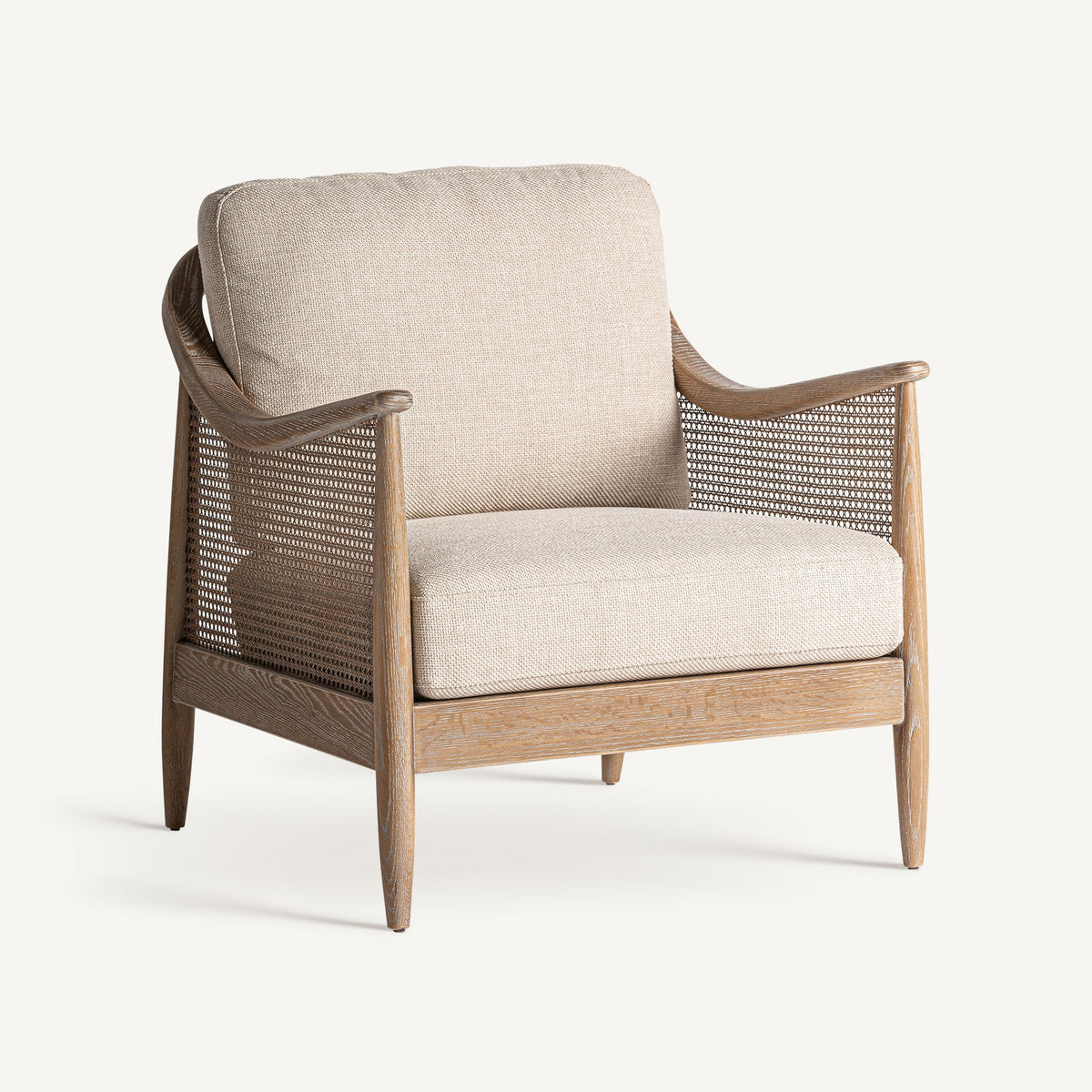 Sillón Bolzano — poliéster beige