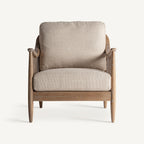 Sillón Bolzano — poliéster beige