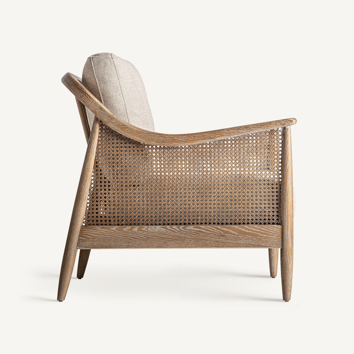 Sillón Bolzano — poliéster beige