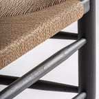 Sillón Dalvik — Madera de caucho negro