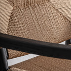Sillón Dalvik — Madera de caucho negro