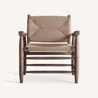 Sillón Driedorf — Madera de caucho marrón claro