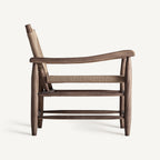 Sillón Driedorf — Madera de caucho marrón claro