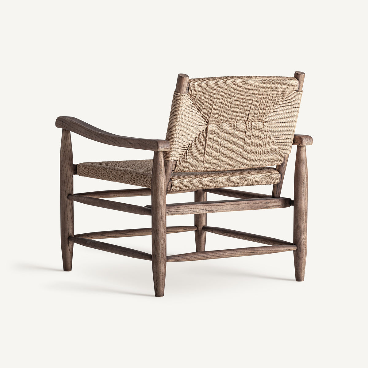 Sillón Driedorf — Madera de caucho marrón claro