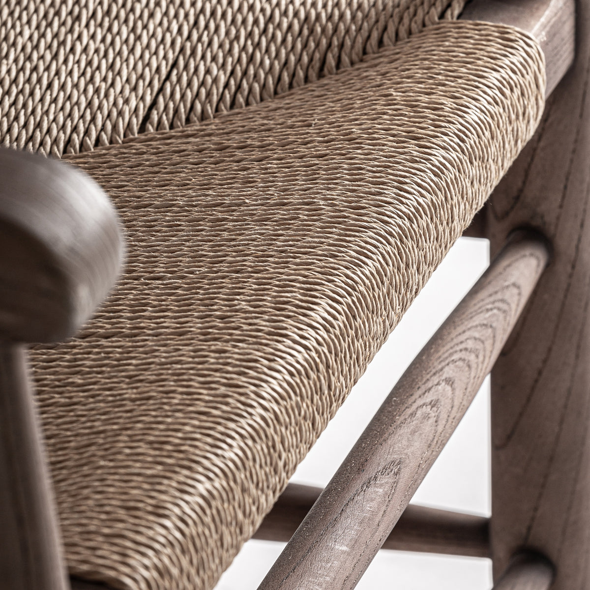 Sillón Driedorf — Madera de caucho marrón claro