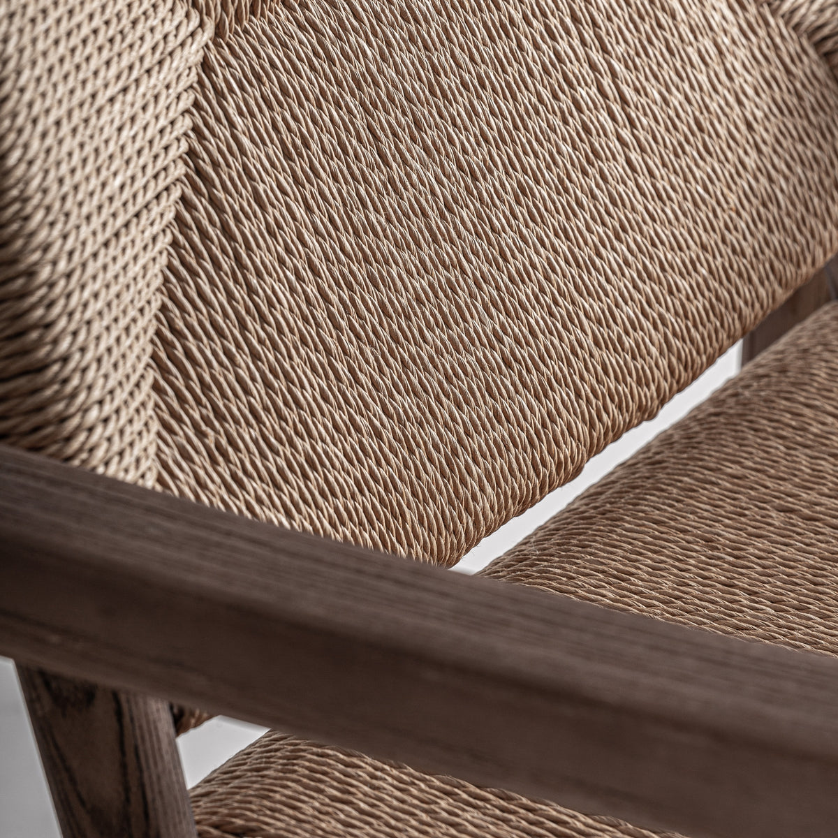 Sillón Driedorf — Madera de caucho marrón claro