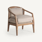 Sillón Gistel — lino beige