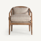 Sillón Gistel — lino beige
