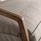 Sillón Gistel — lino beige