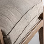 Sillón Gistel — lino beige