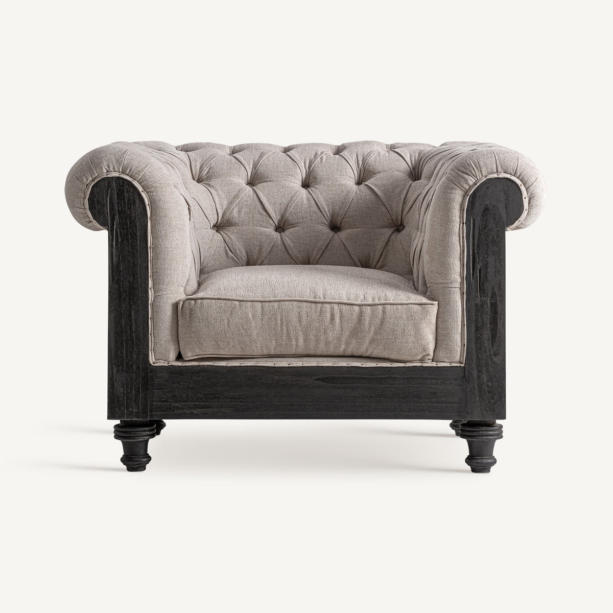 Sillón Gore — poliéster beige