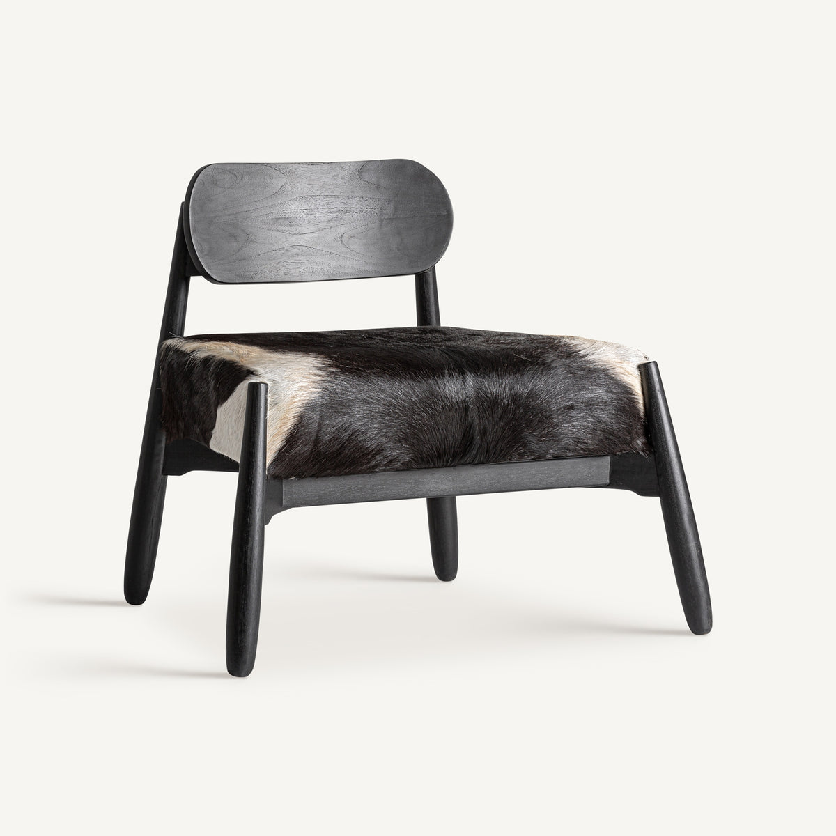 Sillón Kasher — piel blanco