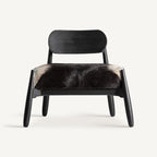 Sillón Kasher — piel blanco