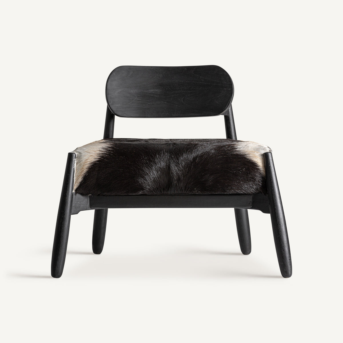 Sillón Kasher — piel blanco