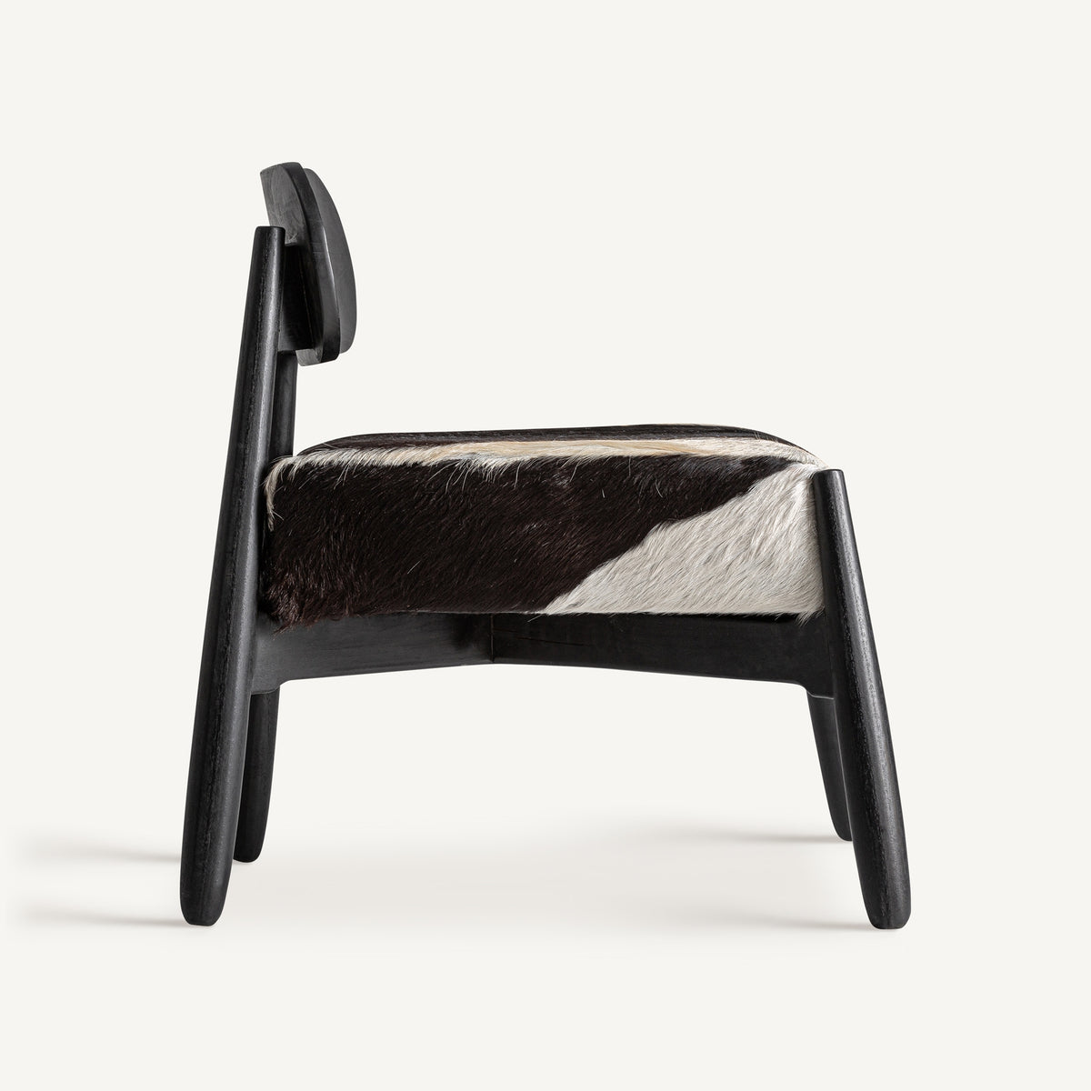 Sillón Kasher — piel blanco