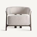 Sillón Kelan — poliéster blanco roto