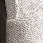 Sillón Kelan — poliéster blanco roto