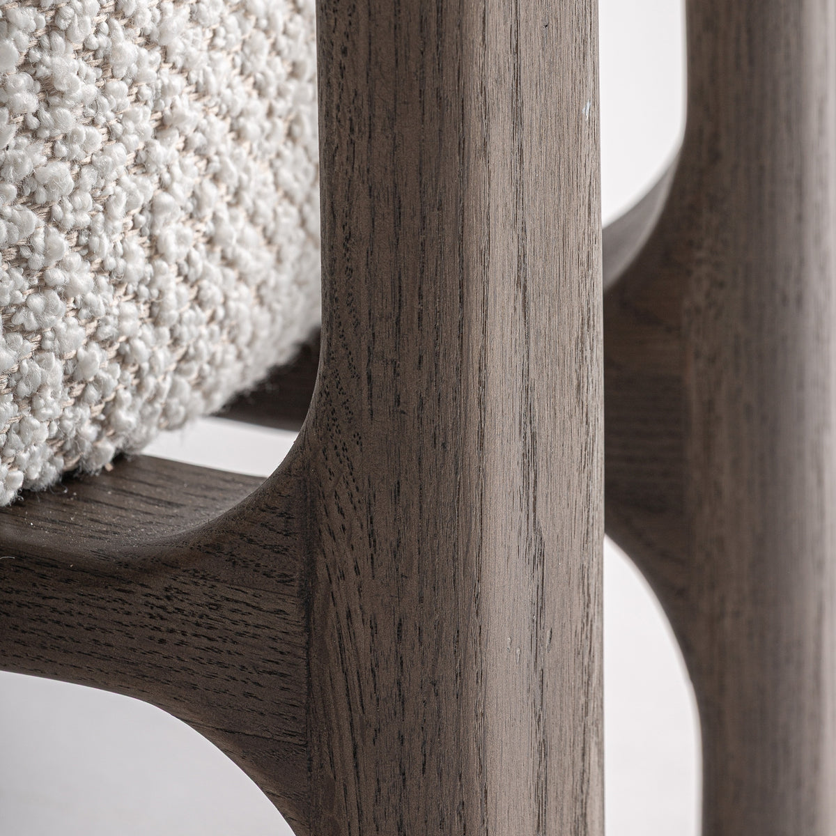 Sillón Kelan — poliéster blanco roto