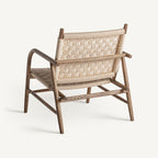Sillón Larreule — Madera roble marrón
