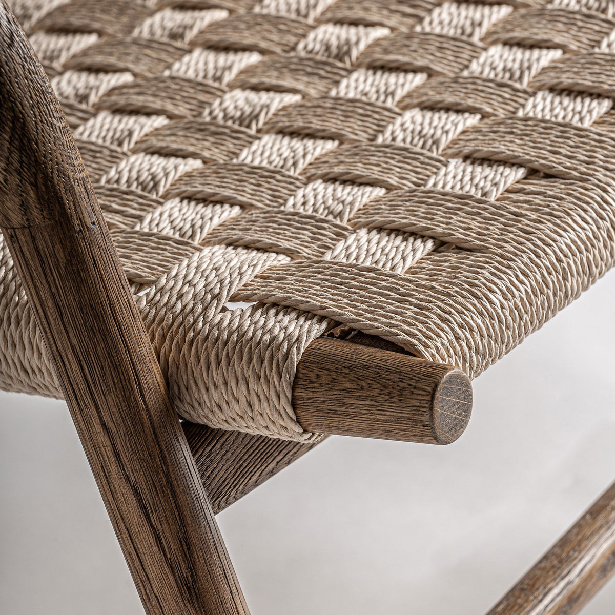 Sillón Larreule — Madera roble marrón