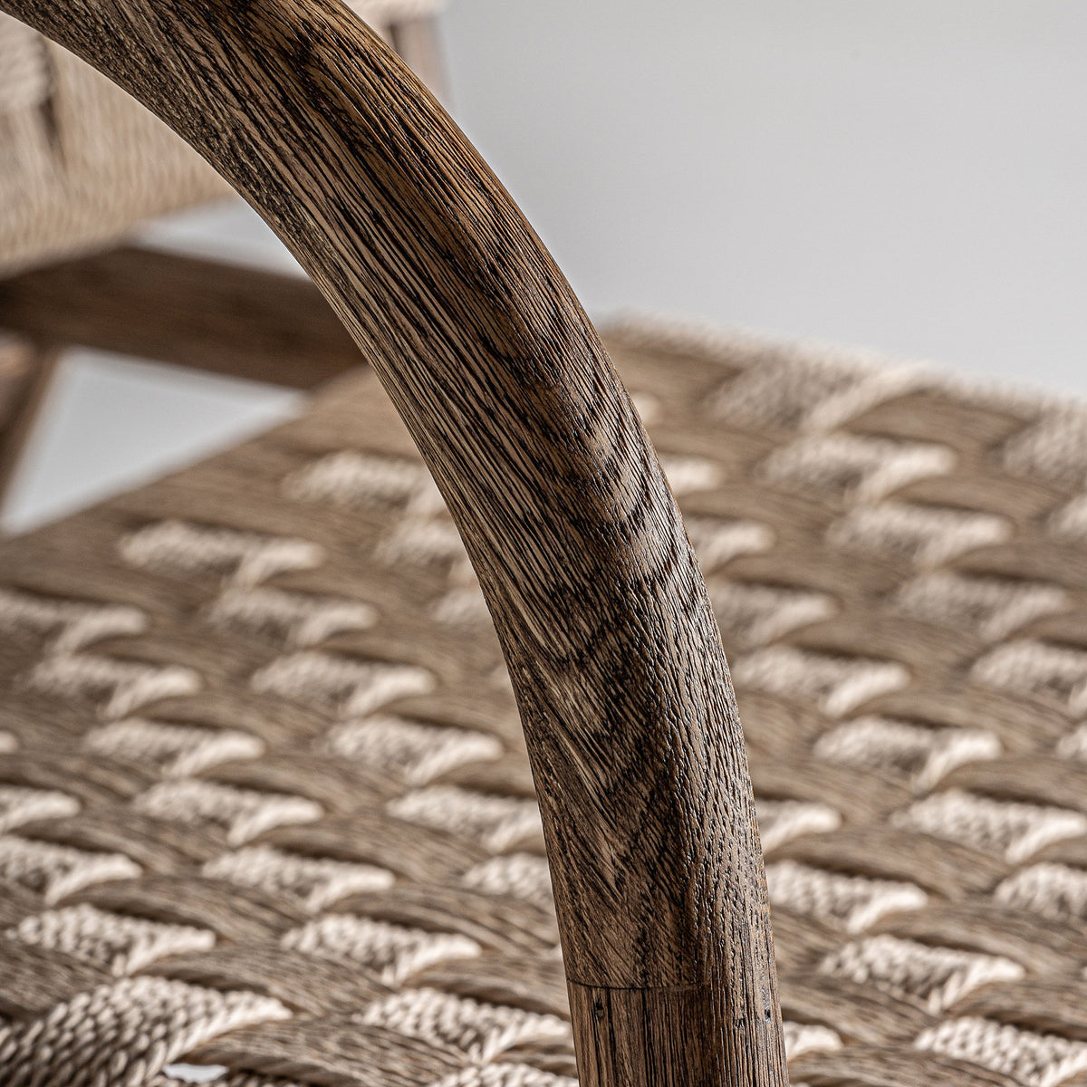 Sillón Larreule — Madera roble marrón