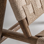 Sillón Larreule — Madera roble marrón