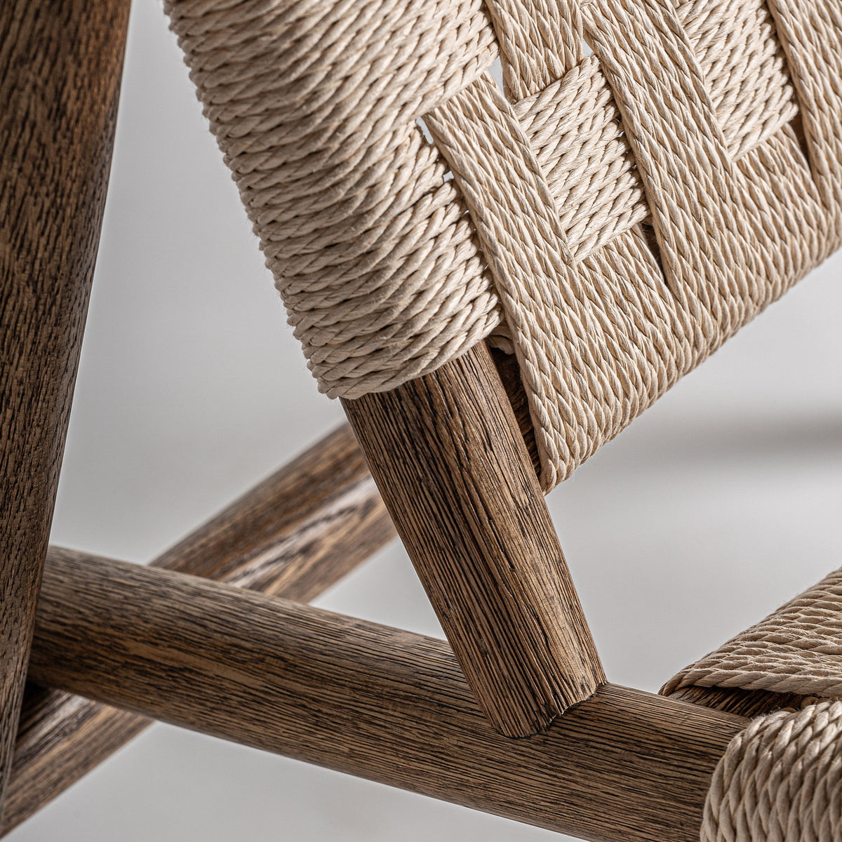 Sillón Larreule — Madera roble marrón