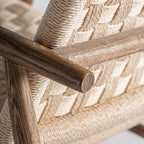 Sillón Larreule — Madera roble marrón