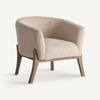 Sillón Liermo — algodón beige