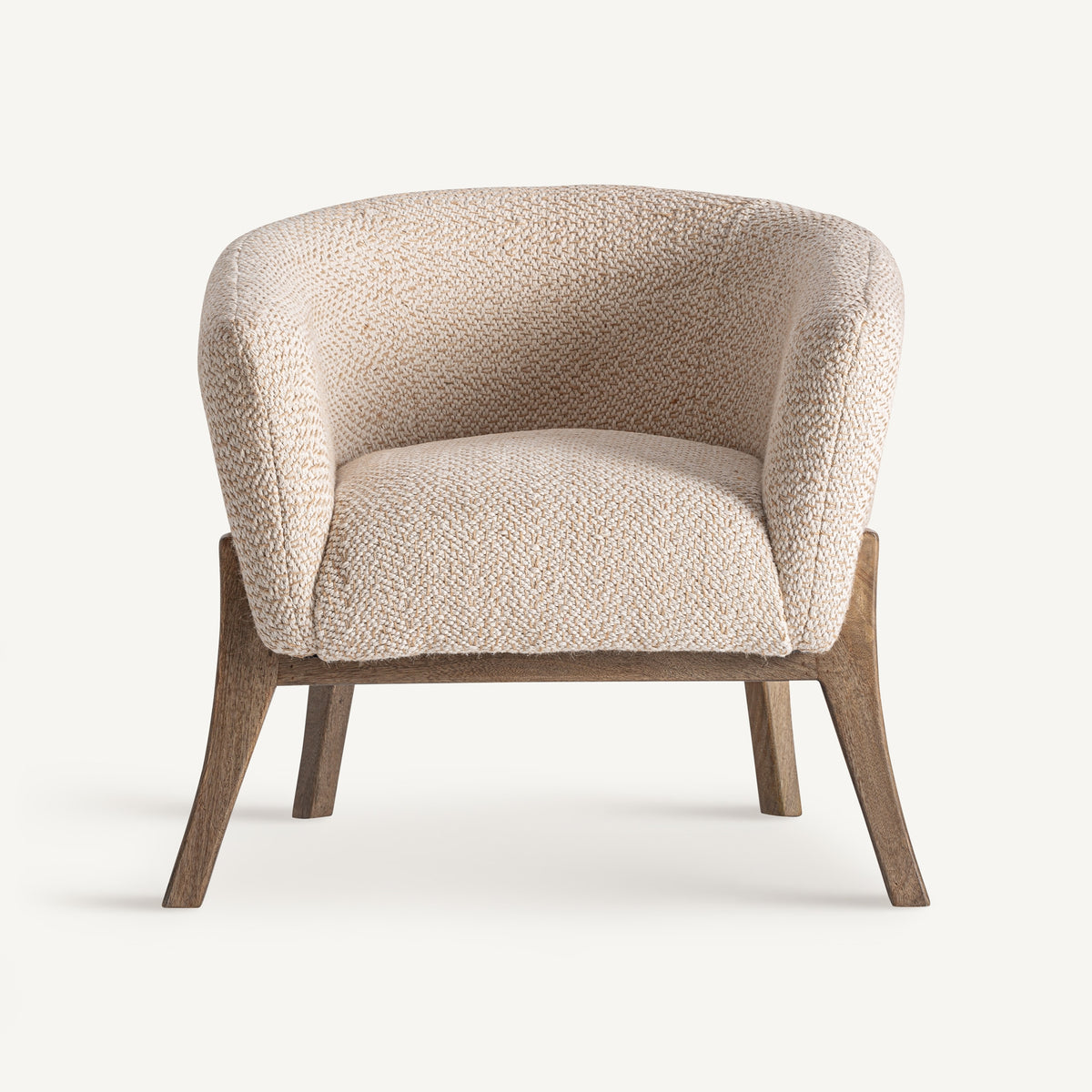 Sillón Liermo — algodón beige