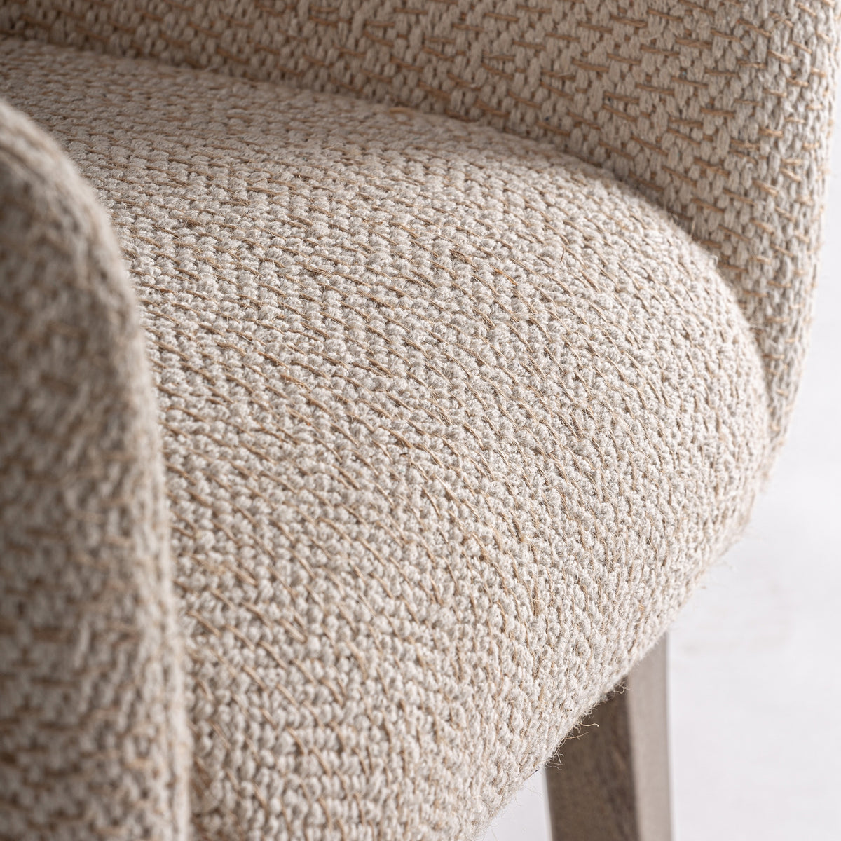 Sillón Liermo — algodón beige