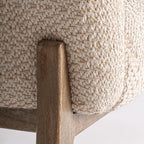 Sillón Liermo — algodón beige