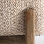 Sillón Liermo — algodón beige