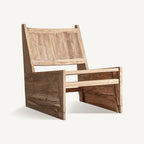 Sillón — Madera de teca marrón